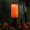 Decoración de Halloween Linterna de Calabaza Juguete para Niños Regalo Pequeño Bolsa de Dulces Accesorio de Ambiente Cubo de Calabaza Luminoso de Mano