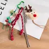 Colgante para Bolsa, Exquisito Regalo de Navidad, Colgante para Mochila Escolar, Lindo Colgante de Llavero con Muñeco de Peluche para Colgar en la Bolsa