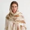 Toalla Larga de Algodón Satén Changhong Bronceado con Estampado Vendida de Fábrica Comercio Exterior Transfronterizo En Vivo Viajes Vacaciones Chal Protector Solar