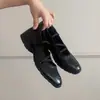 Zapatos Mary Jane de Tira Cruzada Estilo Retro Temperamento Femenino Modernos 2026 Nuevo Estilo Coreano Sencillos Zapatos Planos de Ballet con Banda Elástica