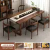 Nuevo juego de mesa de té y sillas estilo chino, adecuado para uso doméstico, balcones, mesas de té grandes, diseño minimalista, ideal para apartamentos pequeños y oficinas, perfecto para preparar té