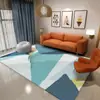 Nueva Alfombra de Piso Sala de Estar Dormitorio Lujo Ligero Alta Calidad Simple Cobertura Total Sofá Alfombra de Piso Grande Mesa de Café Limpiable Alfombra de Mesita de Noche
