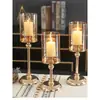 Portavelas de Vidrio Lámpara de Velas Electrónica Parpadeante LED Simulación Romántica Confesión Boda Restaurante Club Decoración de Ambiente
