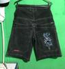 Shorts de mezclilla JNCO Loosy Harajuku Y2K Jeans Hip Hop Retro Verano Gótico Shorts para hombre