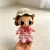 Solo Ropa de Muñeca Adecuada para Muñecas Nyota Little Moments Serie 15cm, Camiseta de Minnie, Falda Blanca de Gasa, Bolso de Hombro Kt