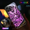 Adecuado para Fundas de Teléfono Luminosas con Temática de Dragón Mecánico para Apple 18, Huawei/Xiaomi/Samsung/Vivo/Oppo, Estilo Chino