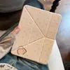 Funda Protectora de Dibujos Animados de Pan y Donas Adecuada para Tableta iPad Pro Mini6 con Ranura para Lápiz Air Estilo Japonés y Coreano 10ª Generación Y-Fold