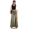 Jeans rasgados estilo páramo para mujer, nuevo modelo verano 2026, corte holgado, adelgazantes, estilo chica hot, pantalones de pierna ancha hasta el suelo