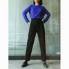 Pantalones Rectos Cropped Profesionales Europeos y Americanos en Stock, Pantalones Largos, Pantalones de Pierna Ancha para Traje, Pantalones Harem, Ropa de una Pieza Envío Directo