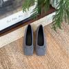 Estilo Influenciador da Internet Novos Sapatos Femininos de Primavera com Laço, Sapatos Baixos Estilo Coreano para Mulheres, Sapatos Confortáveis de Solado Macio para Vovó para Uso Externo