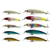 Em Estoque Atacado Isca Minnow Luminosa Isca Dura Universal para Asp Robalo Perca Isca Artificial Biônica Pesca em Água Doce Mar