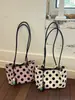 Bolso Cubo de Lunares Estilo Coreano para Mujer 2026 Nuevo Bolso de Mano de Gran Capacidad Nicho Versátil Bolso de Hombro para el Trabajo