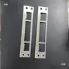 Placa guía de puerta antirrobo tira de borde de acero inoxidable placa de pestillo pestillo de cierre carcasa de plástico cerradura doméstica cuerpo de cerradura accesorios para marco de puerta