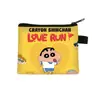 Nuevo Monedero de Dibujos Animados Crayon Shin-Chan para Estudiantes Hombres y Mujeres Bolsa de Almacenamiento de Poliéster Bolsa de Almacenamiento Personalizada de Moda Venta al por Mayor Caliente