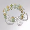Pulsera de Luna para Mujer, Conjunto Versátil de Pulseras de Amistad con Cuentas para Estudiantes, Pulseras Multicolor