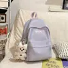 Mochila para Estudiante de Secundaria 2026 para Niñas, Mochila Estilo Universitario para Estudiante de Secundaria, Mochila Versátil Simple de Moda de Color Sólido para Estudiantes Universitarios