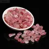 Pedras Naturais de Cristal de Morango Vermelho para Venda no Atacado, Ornamentos de Pedra para Difusor de Aromaterapia Desmagnetizantes e Purificadores, Decoração e Paisagismo para Aquários e Vasos