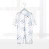 Ropa para recién nacidos, mono fino de verano, pijama transpirable, ropa para bebés con aire acondicionado, vestido de escalada para bebés, cárdigan