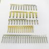 Conector de terminal de tubo de cobre resistente al agua, conector de cableado enchufable, terminal de crimpado de cobre chapado en oro de 1,0 mm 1,5
