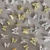Acessórios de Nail Art Borboleta Mistos Estilo Novo Celebridade da Internet Inspirado no Ins, Formas Tridimensionais Grandes e Pequenas, Acessórios de Decoração de Unhas DIY