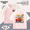Camisa Polo Cars Rayo McQueen Camiseta de Manga Corta para Niños Chico Guapo Ropa de Verano Verano Manga Media Niños