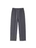 Pantalones Casuales de Seda de Hielo con Caída para Hombre Verano Rectos Sueltos Pierna Ancha Estilo Coreano Modernos Tallas Grandes Pantalones Dropshipping Al por Mayor