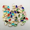Accesorios Coloridos en Forma de Ojo de Caballo Piezas para Joyería DIY Pedrería Cosida a Máquina y Cosida a Mano Decoraciones Brillantes de Pedrería para Zapatos Adornos