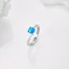 Anillo de Acero Inoxidable para Mujer, No se Desvanece, Lujo Ligero, Anillo de Ópalo de Gama Alta, Personalizado con Muestras, Gran Cantidad, Precio Excelente, Fabricante de Origen