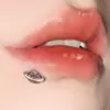 Unha de lábio de aço inoxidável estrela dentes internos decoração de lábio personalidade estilo ins unha do osso da orelha unha da orelha piercing joia atacado venda quente