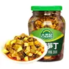 Jixiangju Prato Refrescante para Arroz 258g Garrafa Núcleo de Vegetal Crocante Repolho em Conserva Broto de Bambu Prato em Cubos para Arroz Misturar Arroz Misturar Macarrão Vegetal em Conserva