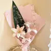 Nuevo Producto para el Festival Qixi Pegatinas de Diamantes con Letras, Pegatinas Creativas de Diamantes de Colores para Empaque de Regalo de Ramo de Flores, Venta al por Mayor