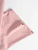 Conjunto Esportivo Casual Masculino Transfronteiriço Europeu e Americano Verão Cor Pura Raiz de Lótus Manga Curta Camiseta Masculina Shorts com Cordão Conjunto de Duas Peças