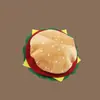 Influencer de TikTok chica linda sesión de fotos divertida sombrero con forma de hamburguesa, boina creativa y adorable con temática de comida