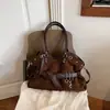 Bolsa de Hombro Tote Grande de Gran Capacidad Estilo Coreano Retro Nicho Nueva Moda Simple Elegante Casual Otoño 2026