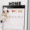 Pegatinas magnéticas para refrigerador, lindas pegatinas para refrigerador, tablero de mensajes, pegatinas de pared magnéticas borrables, pizarra pequeña, pegatinas para bloc de notas borrables para el hogar