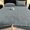 Funda de Cama de Terciopelo de Leche Cálida Forrada de Lana Invierno Clase A Protector de Colchón Simmons Cubrecama de Terciopelo Coral Juego de Tres Piezas