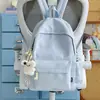 Mochila Escolar Estilo Ins Nueva para Estudiantes de Secundaria, Preparatoria y Universidad, Mochila Versátil y Sencilla Estilo Coreano para Niños y Niñas