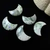 Piedra Natural Cristal Ágata 3cm Adornos de Luna Piedra Creciente Mineral de Amoy Accesorios DIY Accesorios Productos Semiacabados
