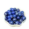 7A Lapislázuli Natural Cuentas Redondas Cuentas Sueltas Cuentas Espaciadoras Pulsera DIY Producto Semi-Terminado Estrella y Luna Bodhi Accesorios