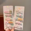 Pinzas para el pelo de gato para niñas Pinzas para el pelo de conejito rosa Pinzas para el pelo suelto de niñas Pinzas BB Pinzas para flequillo lateral Accesorios para el pelo