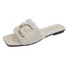 Pantuflas de Exterior para Mujer, Estilo Ins de Moda, Novedad Verano 2026 Versátiles y a la Moda, Estilo Hada de Celebridad de Internet, Sandalias de Tacto de Alta Gama