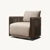 Sofá exterior nórdico personalizado, sofá de diseño para patio, terraza, balcón exterior, muebles de exterior de aleación de aluminio para jardín