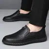 2026 Novos Sapatos de Couro Masculinos Novos Sapatos Casuais Masculinos Negócios Casuais Masculinos Mocassins Masculinos