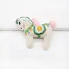 Broche de Pônei em Tecido Estilo Coreano Acessórios Roupas Materiais Semi-Acabados Feitos à Mão Suprimentos para Animais de Estimação Acessórios de Alfinete