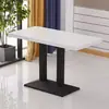 Mesa de negociación engrosada, habitación de hotel en alquiler, restaurante de comida rápida, juego de mesa y sillas para té de burbujas y bocadillos, cafetería, mesa cuadrada pequeña de color pizarra