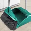 Juego de Escoba y Recogedor para el Hogar Escoba de Cerdas Suaves Recogedor de Plástico Pala para Basura que no se pega Limpiador con Rasqueta