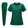 Uniformes de Enfermería Personalizados Bordado Poliéster Estilo Modificado Ropa de Trabajo Postparto Ropa para Lavar a Mano Pruebas en Lotes Pequeños Transfronterizo OEM