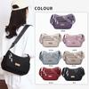 Bolsa Transversal Feminina 2024 Nova Mochila Casual Versátil Bolsa de Axila Bolsa Fashion para Trabalho Bolsa de Ombro Lona