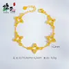 Ouro de Areia Vietnamita Popular Clássico Pingente de Trevo de Quatro Folhas Moda de Nicho Feminina Simples Versátil Corrente para Clavícula Joias Atacado