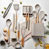 Balde de Armazenamento Protetor de Mão de Silicone Tampa Traseira à Prova de Calor Conjunto de Utensílios de Cozinha de Silicone Ferramentas de Cozinha 12 Peças